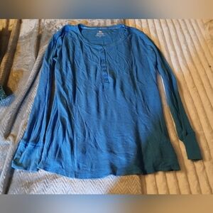 Faded Glory Teal Ribbed Top